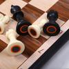 Portable Foldable 2-in-1 Chess & Checkers Set for Students