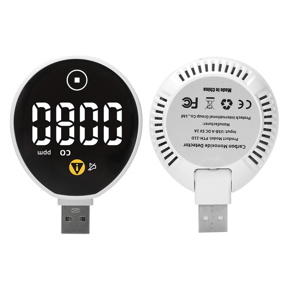 Mini USB Plug-in Air Quality Monitor Carbon Monoxide Gas Detection Portable Carbon Monoxide Detector