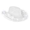 Cowboy Hat With Light And Glasses For Cosplay And Party Events