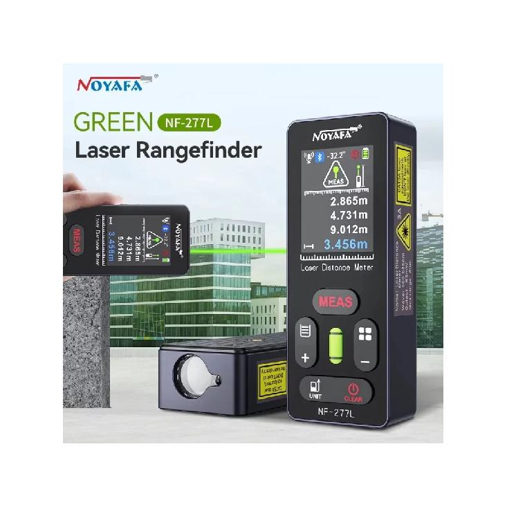 NOYAFA NF-277 Range finder Green Light Laser Distance Meter Professional Laser Meter with Laser Rangefinders tools