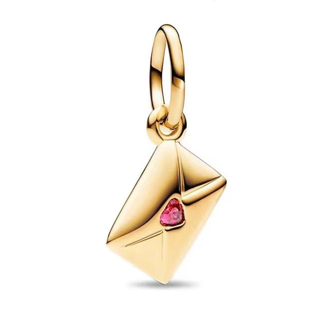 Placcato Oro 18K Rame Fascino Infinito Amore Adatto Bracciale Originale Ciondolo Cuore Madre Fiore Perla San Valentino
