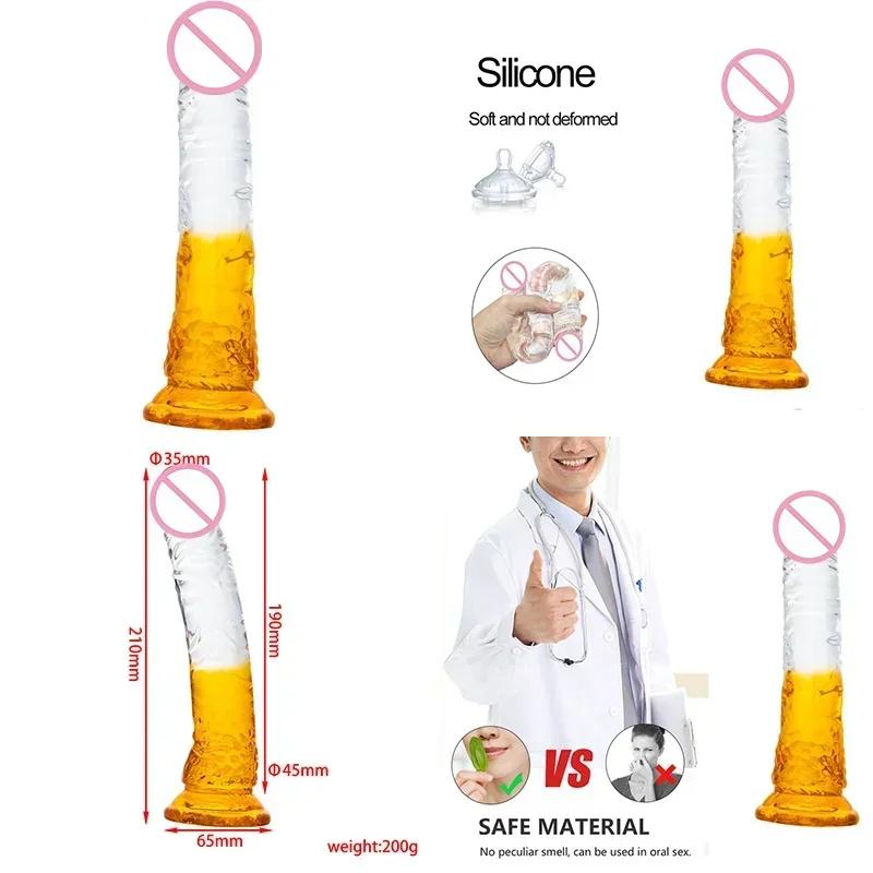 Sex Chop Black Dildo Artificial Penis Male Masturbator Rubber Anus Womens Sex Toy Rubber Asses Strap On Dilldo ?Vibrator Toys