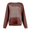 Womens Long Sleeve Sweatshirt Casual Crewneck Cute Pullover Tops Printing Lightweight Sweatshirt With Pocket