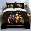 Coldplay Music of the Spheres Set Bedding Duvet Cover Set Duvet Cover Pillowcases  (1*Duvet Cover 2*Pillowcases, Without Duvet Insert)