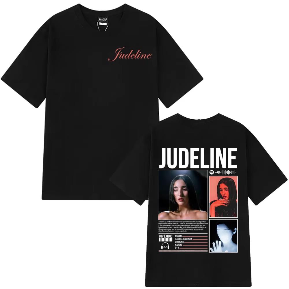 

Singer Judeline Album Tour 2026 Print Tees Unisex WoUINISEX Fashion Tshirts Summer Shortsleeved Cotton Aesthetic Male Trend Tshirts S