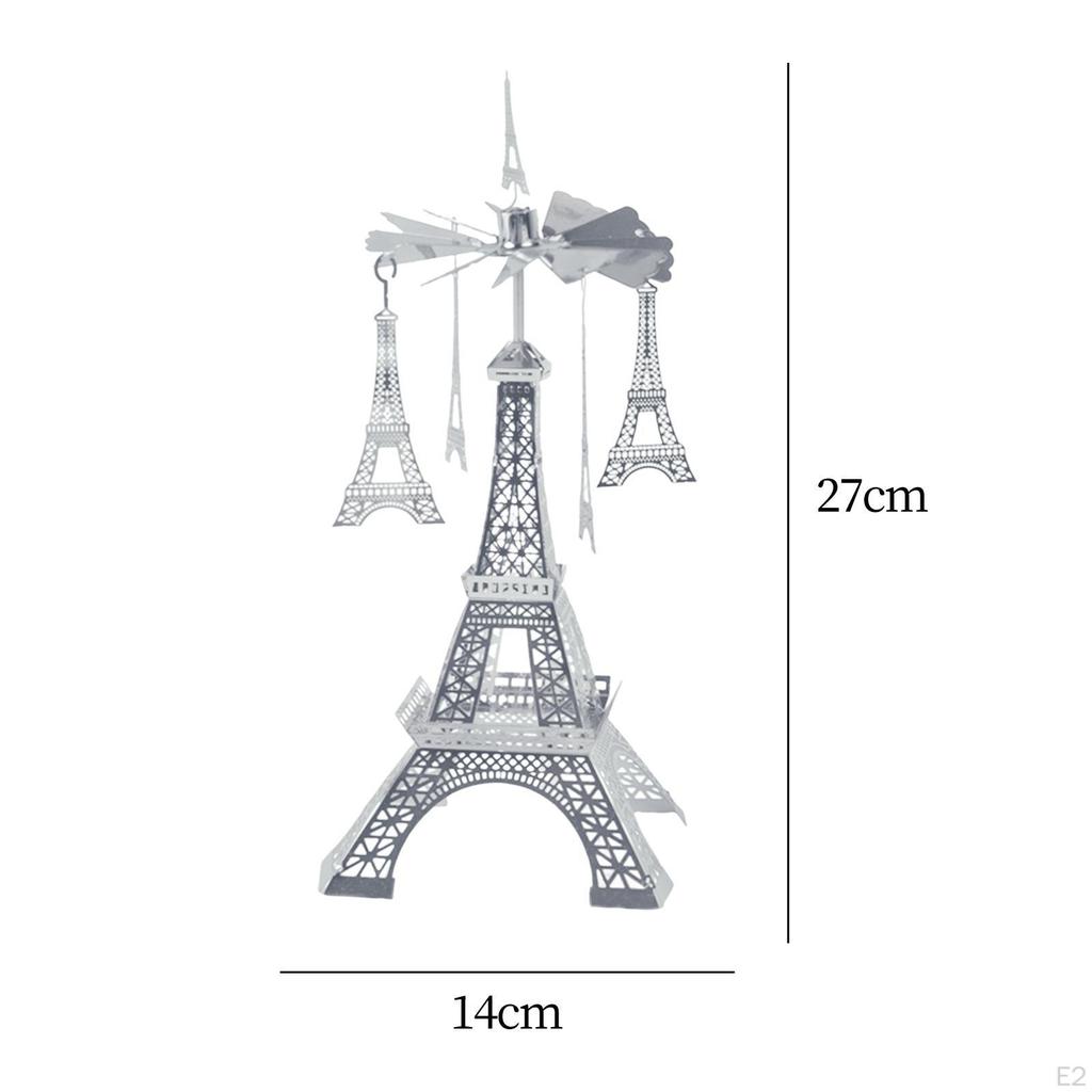 Figurine Rotating Candlestick Tabletop Centerpiece Wedding Gift Elegant