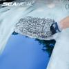 SEAMETAL Car Wash Microfiber Chenille Gloves Thick Car Cleaning Mitt Wax Detailing Waterproof Brush Auto Care Double-faced Glove