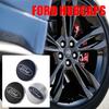 4PCS Car Wheel Center Cap Rim Cover Emblem for Tierra Mondeo ST Fusion Mk7 3 Mustang S-Max Territory Shelby Decor Accessory