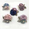 Luxury Fabric Flower Corsage Brooch for Shawls and Sweaters