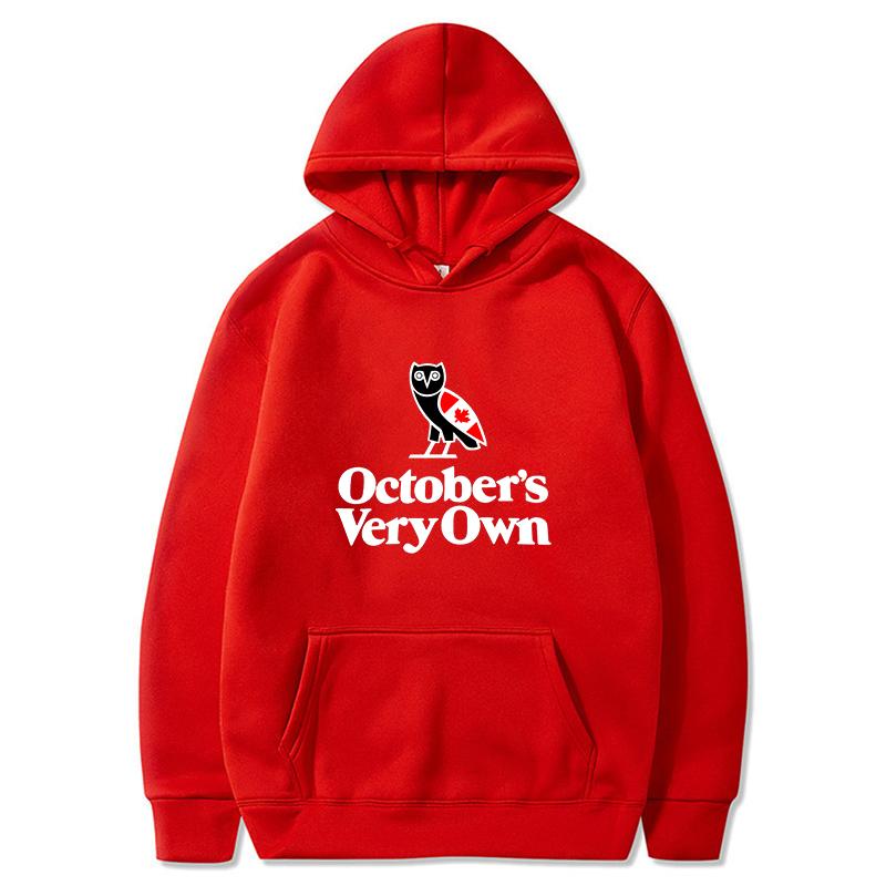 OVO Canda Heritage Hoodies Men Fashion October's Very Own Printed Sweatshirts Women Casual Harajuku Streetwear Hoody Pullovers