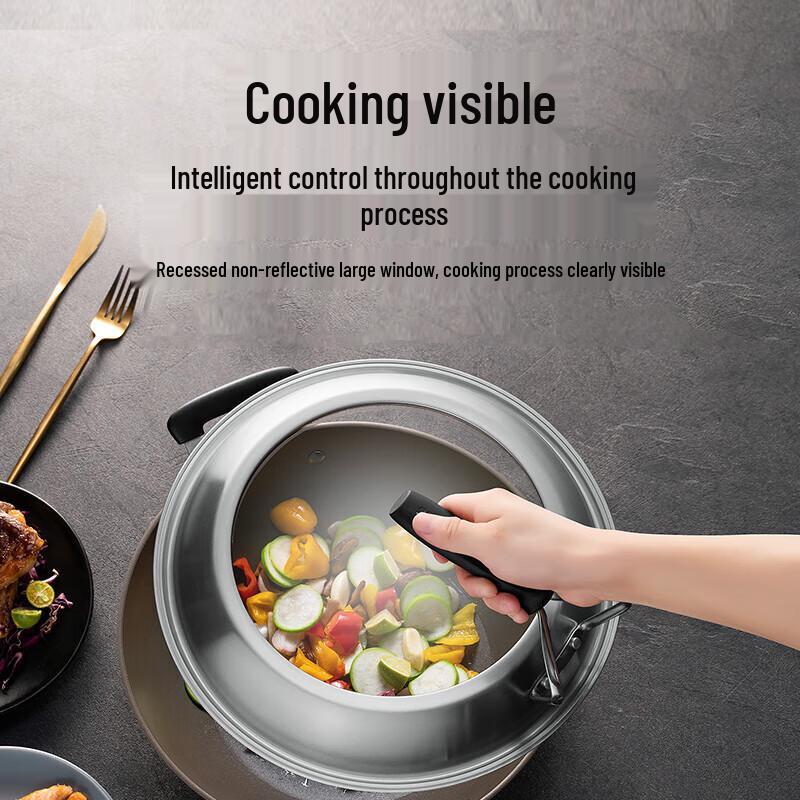 SUPOR Fire Red Dot Titanium Non-stick Wok