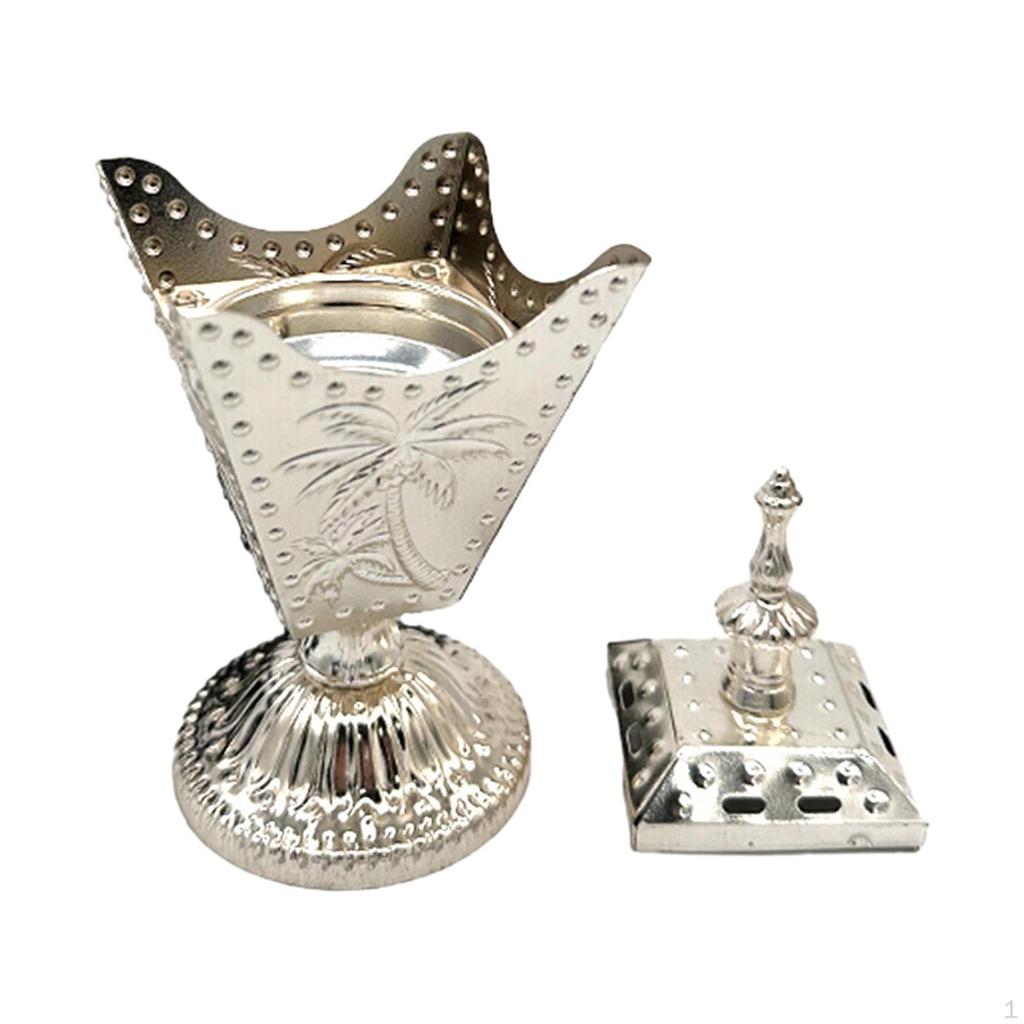 Electric Incense Burner Middle Eastern Style EU 220V Plug Ornament Golden