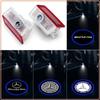 2 Pezzi Luci LED Wireless per Logo Portiera Auto per Serie M BMW Proiettore Ombra Fantasma Lampada Gradino di Benvenuto Per Mercedes benz AMG W204 W203 W212 W211 W124 W210