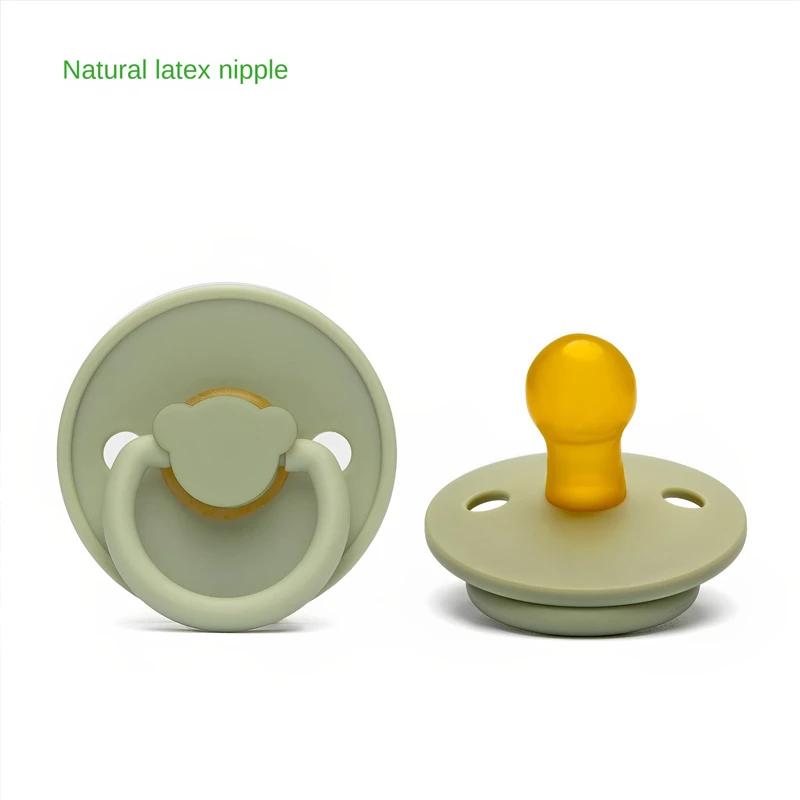 Baby Pacifier Food Grade Silicone Newborn Pacifier Without Bisphenol A Baby Pacifier Solid Color Silicone Pacifier Baby Gift