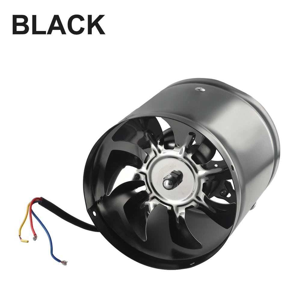 Duct Vent Fan Extractor Fan Kitchen Restaurant Metal-reinforced Blades 1-piece Molded Design For Kitchen Ventilation