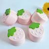 Realistic Strawberry Slow-Rising Squeeze Toy Soft PU Fidget for Stress Relief Cute Fruit-Themed Decompression Gadget for Students