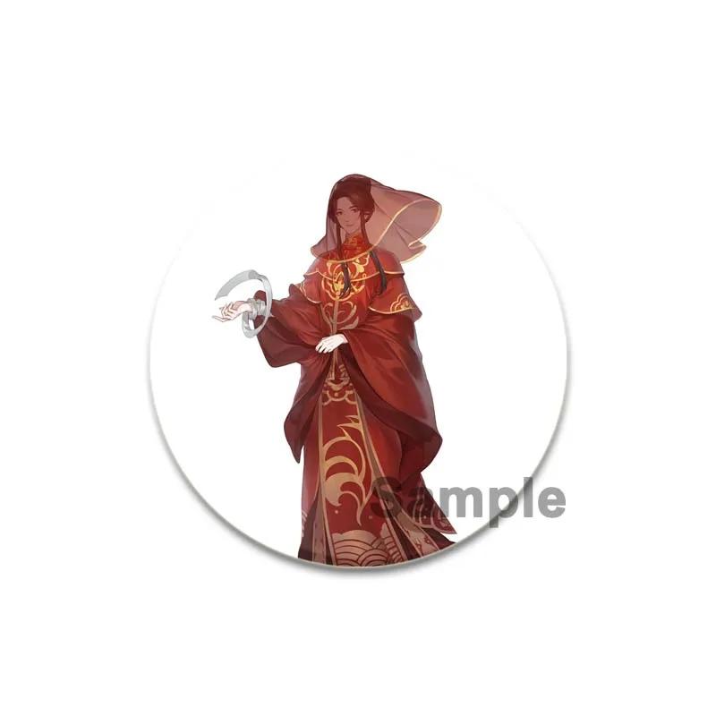 

32/44/58 мм брошь с благословением небесного чиновника, значок Се Лянь Хуа Чэн, булавка ручной работы, нагрудная булавка для рюкзака, одежда, ювелирные изделия, аксессуары 58mm