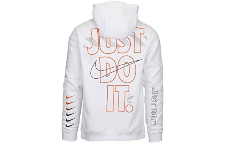Nike Sweatshirts Men's White Hooded Moderate Other AV5905-100