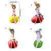 Creative Cute Fruit Girl Figurines Resin Crafts Cartoon Fruit Doll Ornaments Jelly Color Girl Car Accessories Decor Gifts