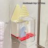 Draining Toothpaste Storage Rack Self-adhesive Toothbrush Dispenser with Cup  Bathroom