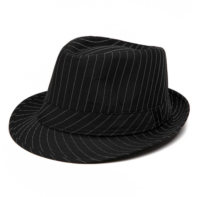 

Top hat men s trendy British gentleman s hat retro jazz hat new fashion summer casual sun hat men M（56-58cm）