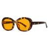  Trade New Modern Retro Oval Sunglasses Ins Style Street Photography Big-Name Studded Sunglasses 27101