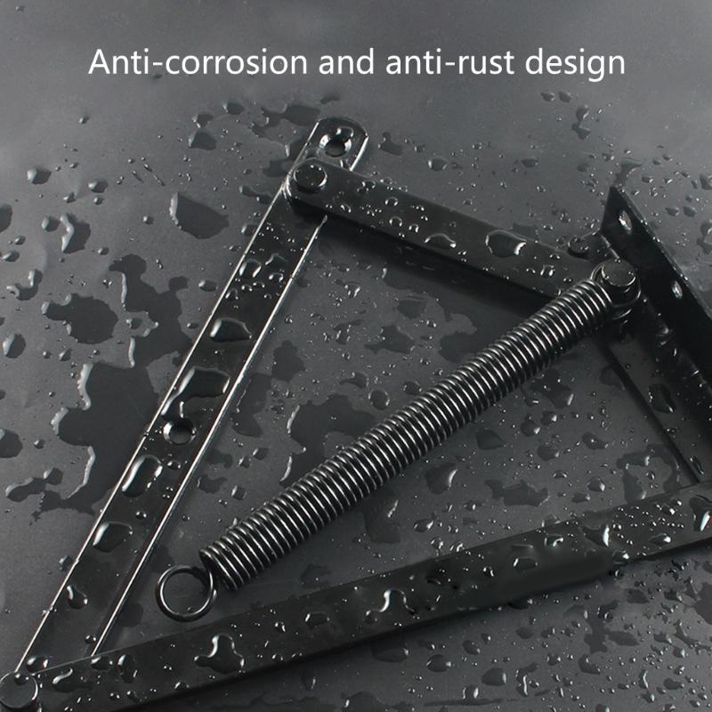 Sturdy Bed Hinges with High Strength Spring Accessory for Various Furniture Types Including Sofas and Foldable Bed