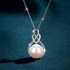 Women Simple Light Luxury Pearl Pendant Clavicle Necklace Gift