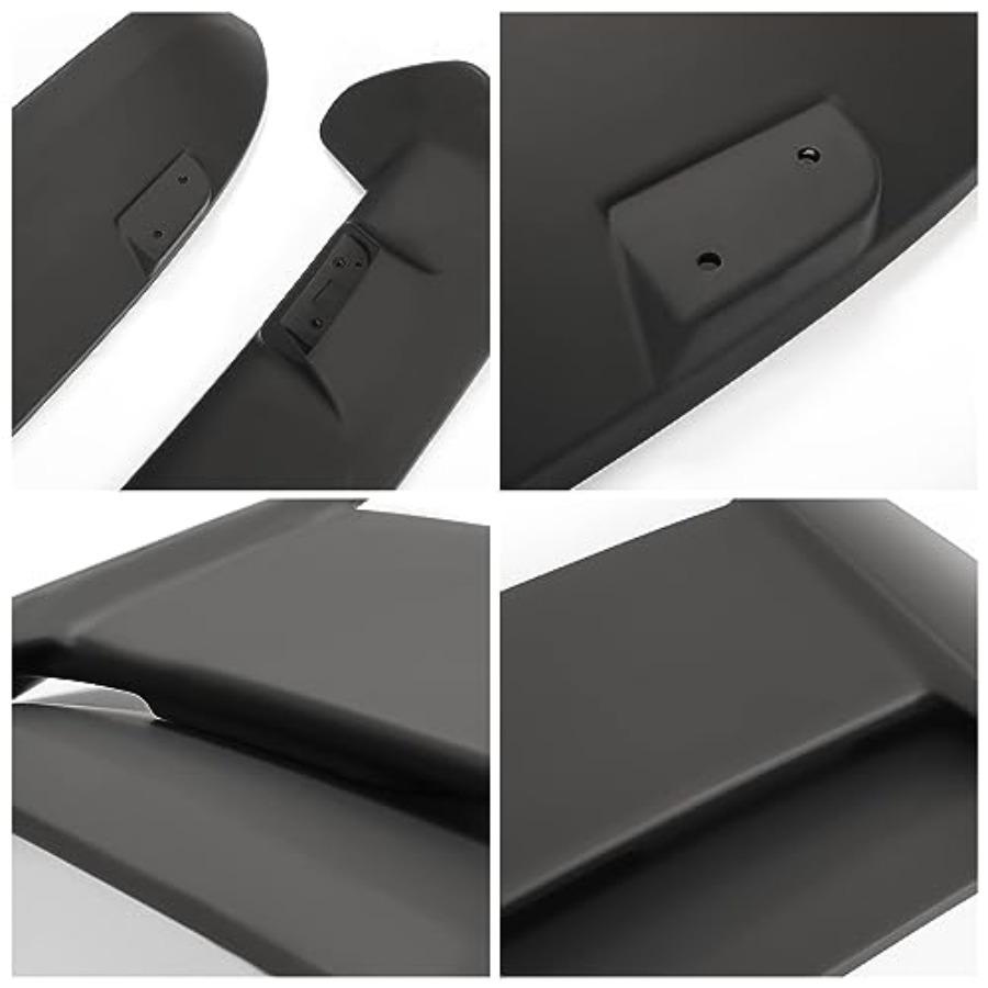 Roof Spoiler Wing Compatible with 19962000 Honda Civic 3Dr Hatchback Models TypeR Style Rear Truck Lid Spoiler Primer Black for