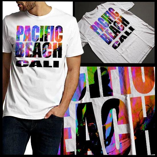 

Pacific Beach California Surfboarding T-Shirt Tourist Vacation Cotton tee new XL