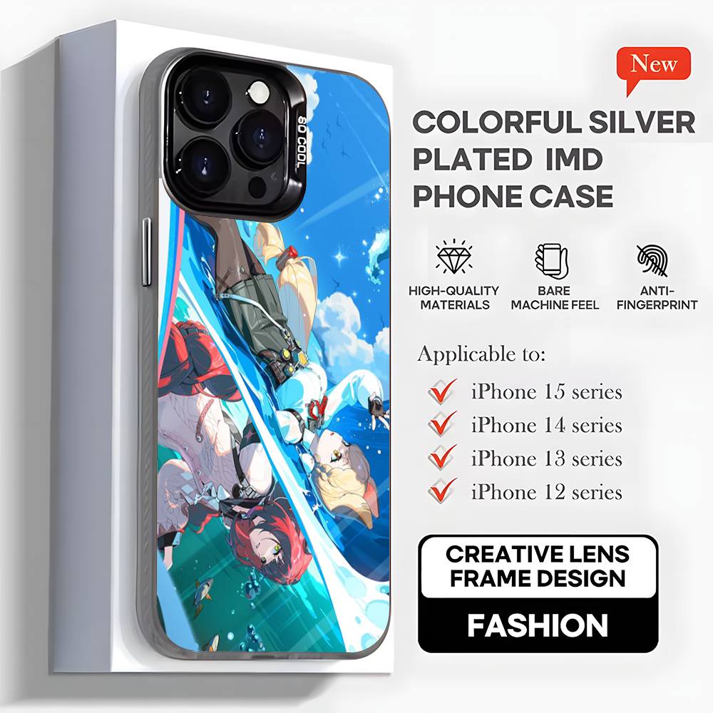 

Zenless Zone Zero Phone Case For iPhone 16,15,14,13,12,11,Mini,Pro,MAX,plus,Black Matte Shockproof Cover iPhone14promax