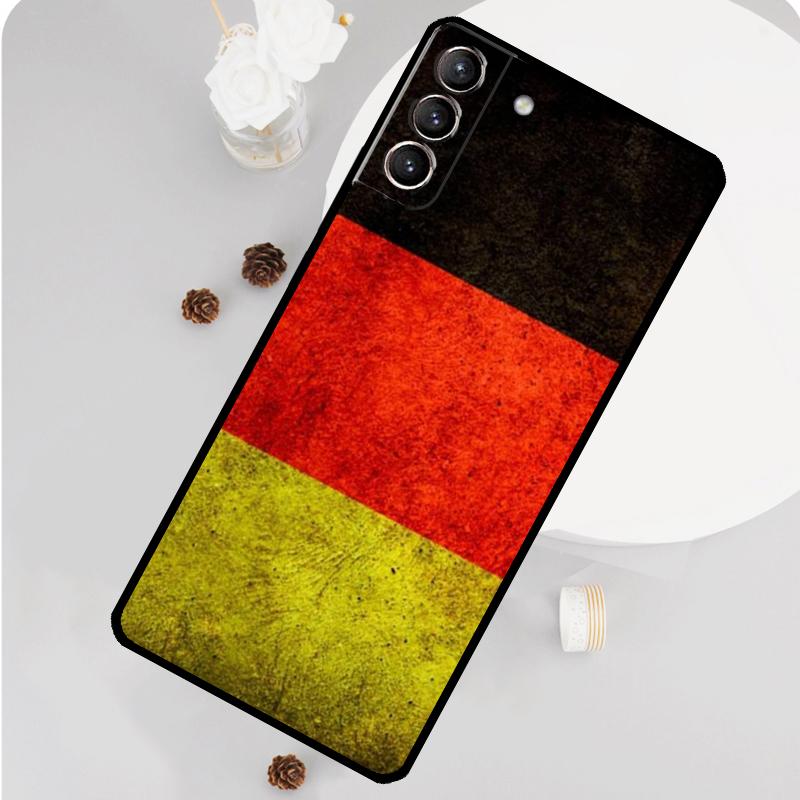 Germany Flag Banner Phone Case For Samsung Galaxy S24 S26 Ultra S20 S21 S22 S23 S25 Plus S10 S25 FE Funda Cover