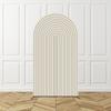 1Pc Wedding Brown Arch Backdrop Decoration Baby Party Kids Birthday Wedding Celebration Polyester Elastic Background Cover Prop