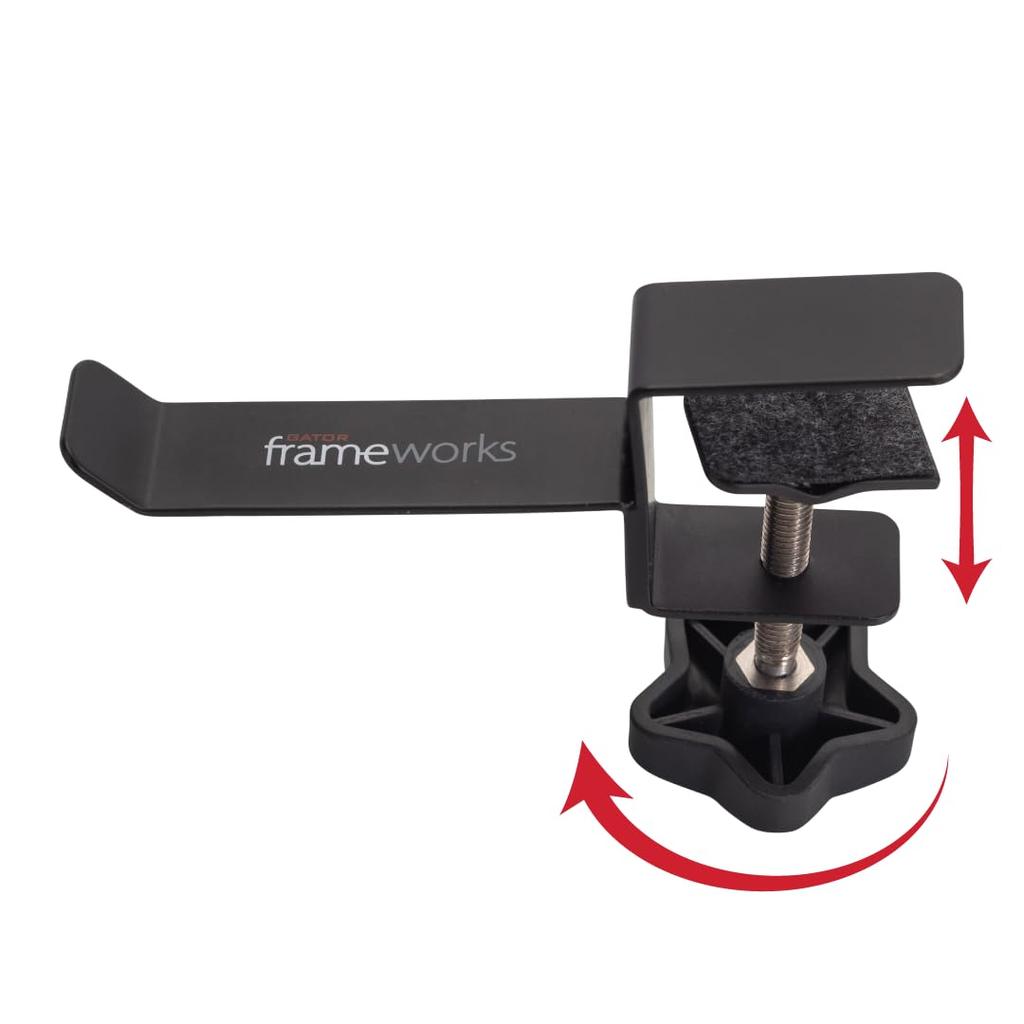 GATOR Frameworks Gator Frameworks Headphone Hanger Tabletop Fixed GFW-HP-HANGERDESK []