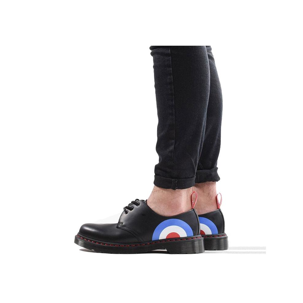 Dr. Martens The Who X  Fashion Round Toe Low Top Casual Shoes Unisex Casual Shoes Black 25269001