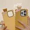 Sandwich Rilakkuma Bear Biscuit Soft Silicone Cover Case For iPhone 16 15 14 13 12 11 Pro 7 8 Plus X XS Max XR