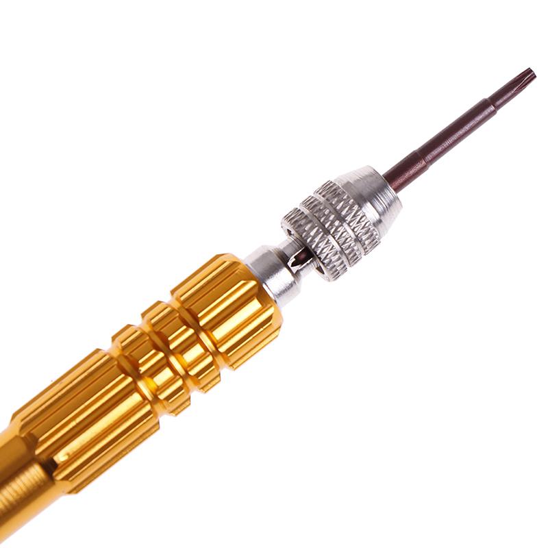 Multifunction Mini Blade Screwdriver With Replacemet Head Anti Slip Repair Tools