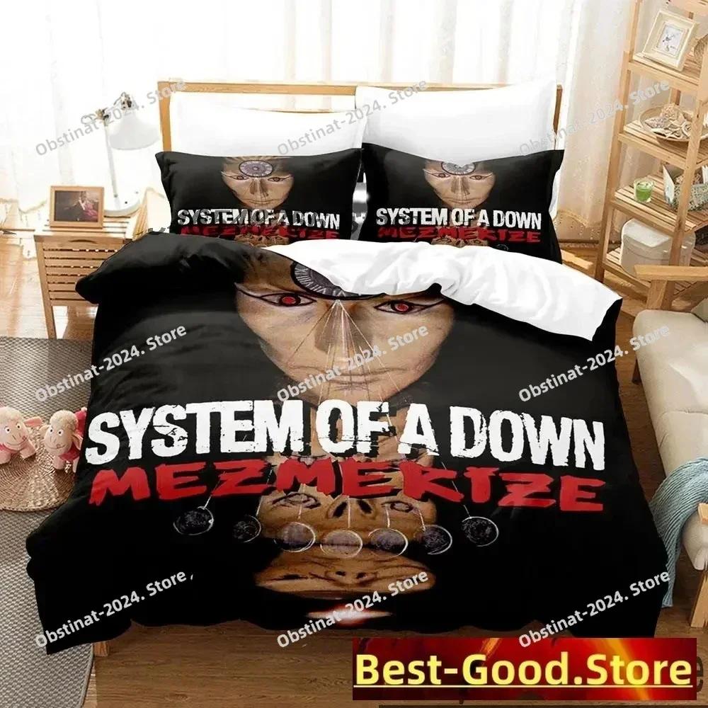 3D System Of A Down Bedding Set Printed single Comforter Quilt Bed Cover Duvet Cover Pillow Case 3 Pieces Sets Kids Adult Size
