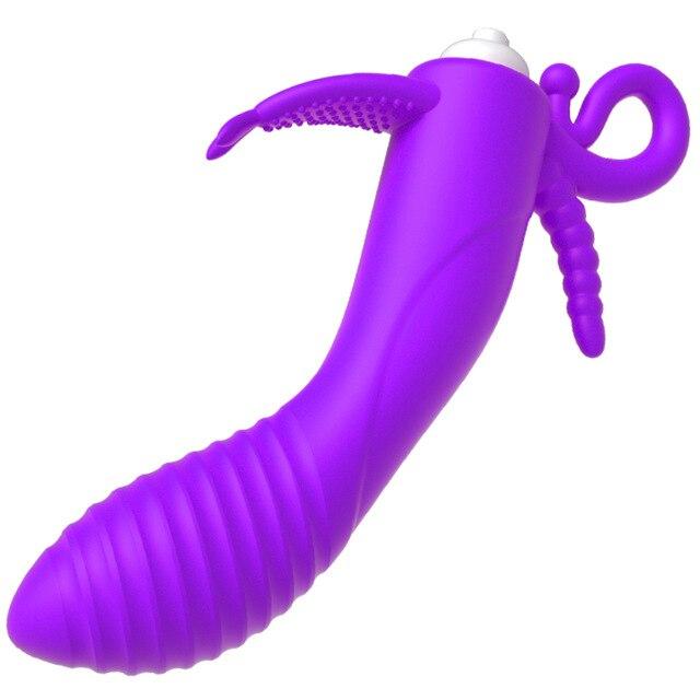 10rychlostní prstový vibrátor klitorisální masážní přístroj se stimulací bodu G Dámské masturbační dildo vibrátor Sexuální hračky pro dospělé