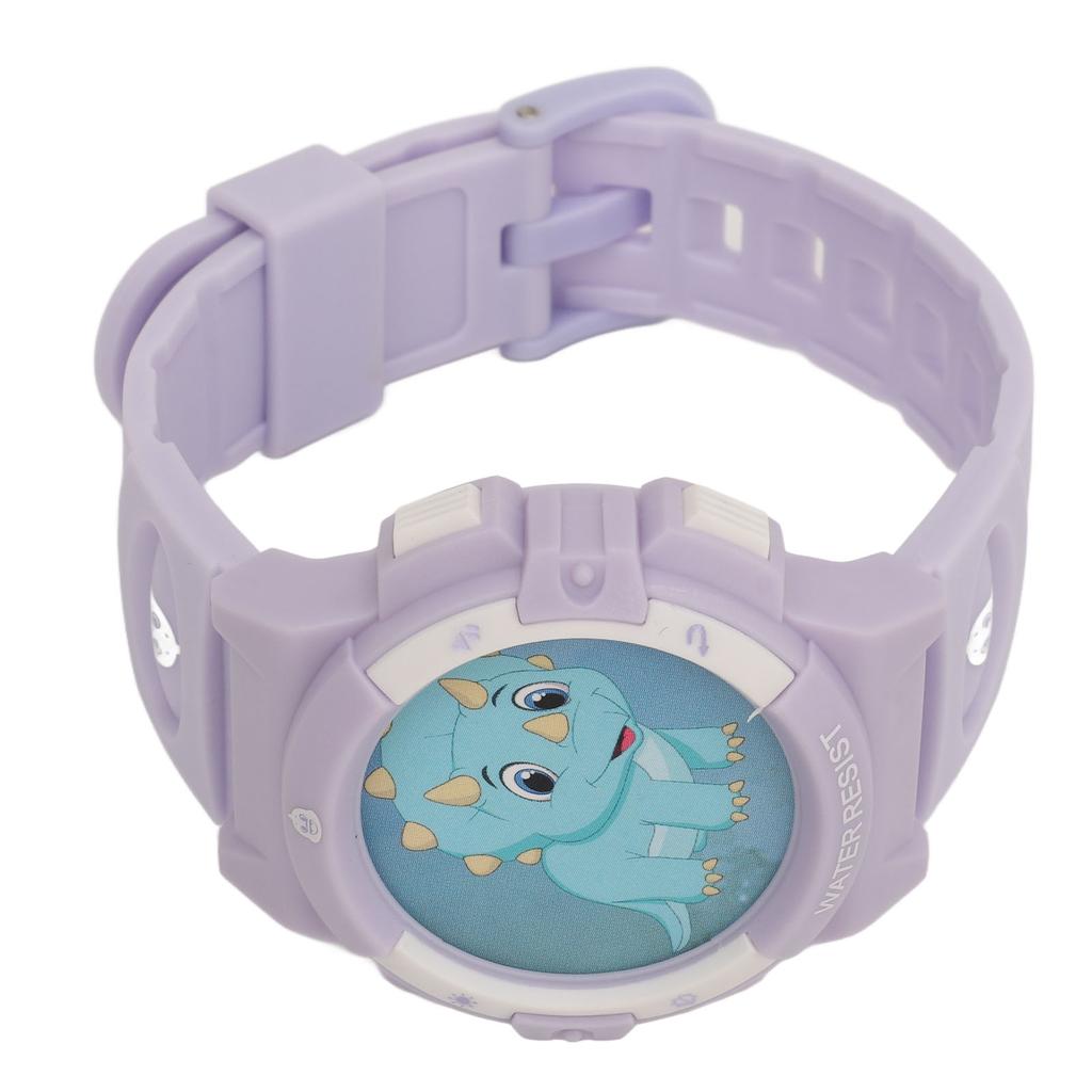Kids Digital Watch Cartoon Sports Watch 5bar Waterproof Calendar Alarm with Band Cover Outdoor