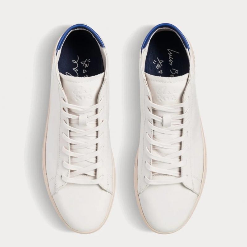 Bradley Unisex Mid Top Leather Sneakers Sceu221bm01 Whb
