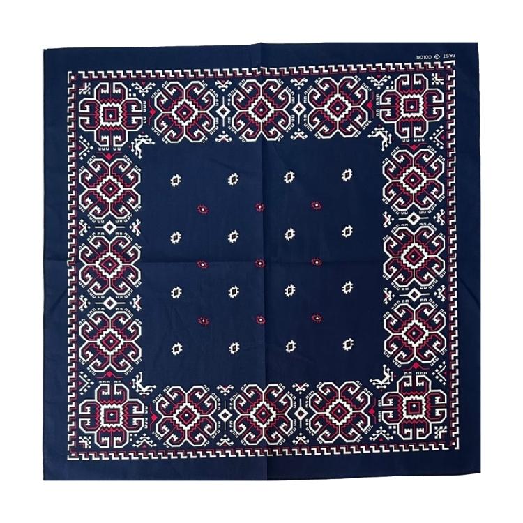 Ethnic Styles Square Bandanas Street Dance Scarf for Men and Women Multi Purpose Headscarves and Handkerchiefs
