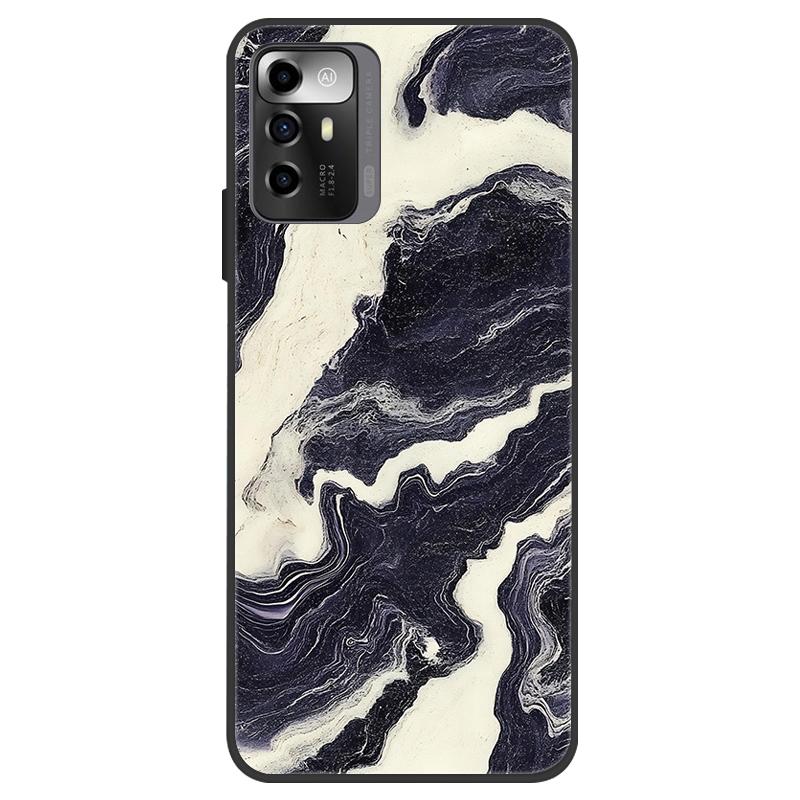 Etui na ZTE Blade A72 5G Marmurkowe Silikonowe Miękkie Odporne na Wstrząsy TPU Tylna Pokrywa dla ZTE A72 5G A 72 Etui 7540N Funda Shockproof Coque