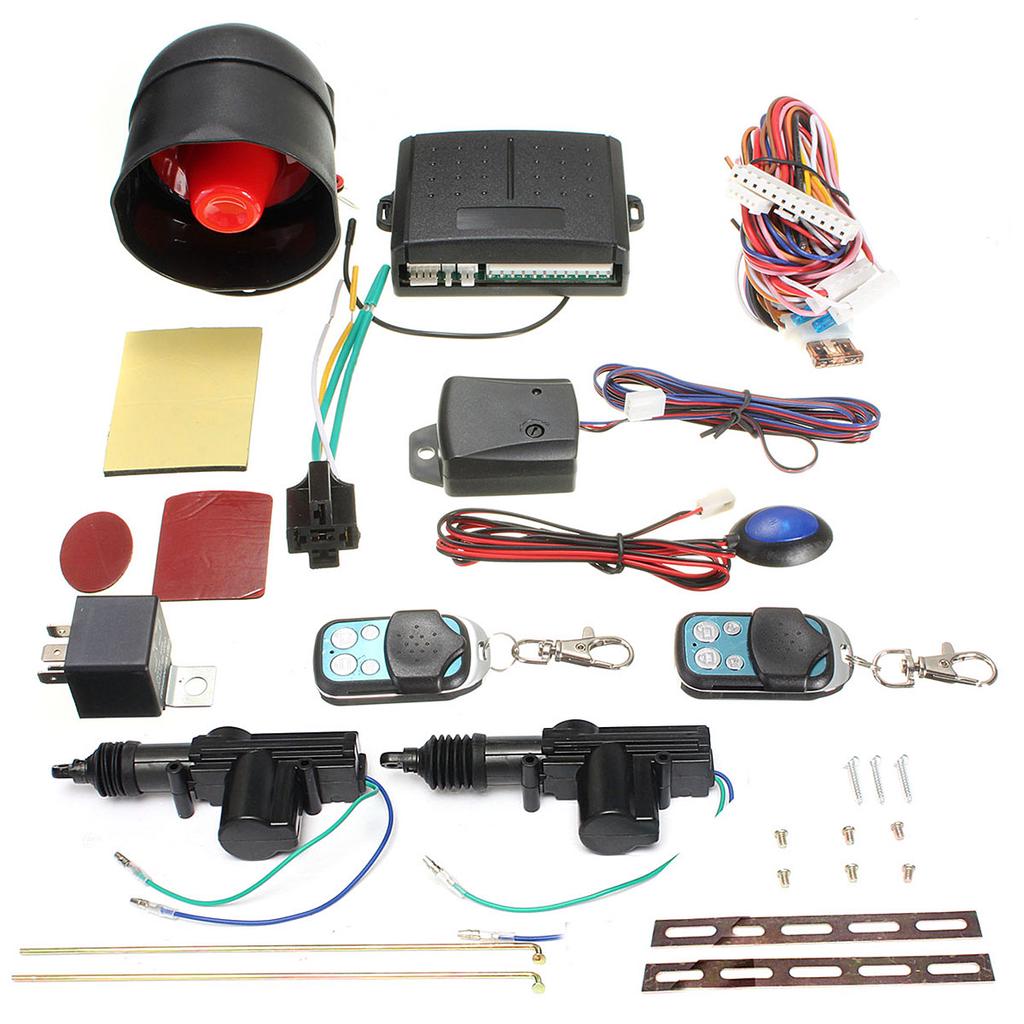 Riloer Car Remote Central Locking Kit 4 Door Keyless Entry System and