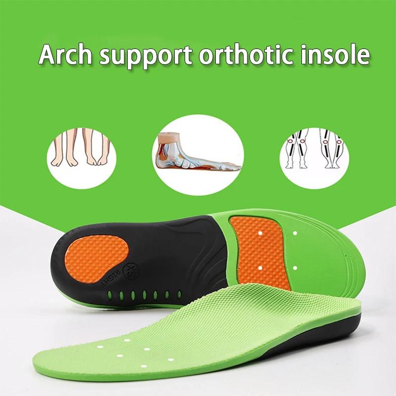 2/4PCS Arch Support Orthopedic Insoles Flat Feet Plantar Fasciitis Insoles GEL Shock Absorbing Soles Soft Elastic Sports Insoles
