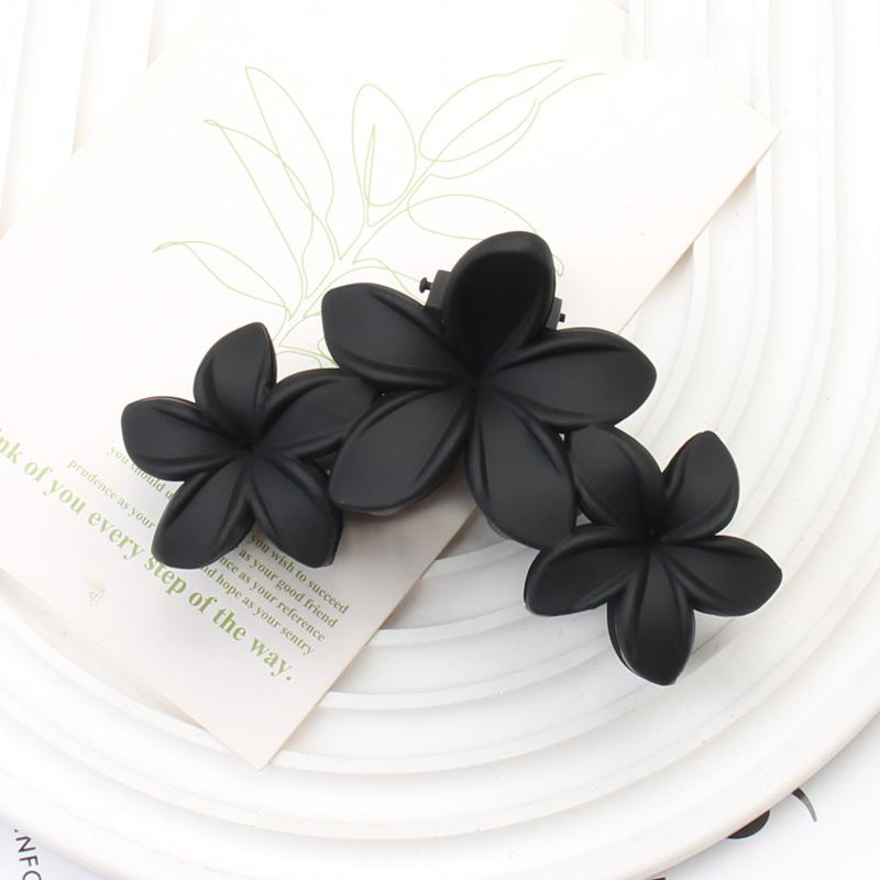 1/4pcs new hair clip versatile hairpin European and American matte flower shark clip hair accessory hair grab female