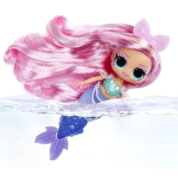 L.O.L. Surprise! Tweens - Sirene Lola - Poupée avec queue de sirene qui change de couleur, Nageoire mobile, Accessoires - 4 ans