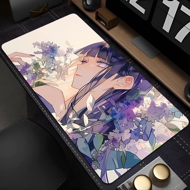 90x40cm Mouse Pad Naruto Hyuuga Hinata gaming Computer keyboard gamer Designed specifically for e-sports Gamer Cabinet Mousepad