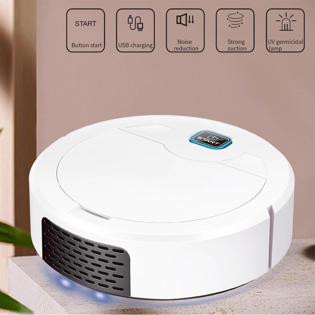 Kjøp 3 In 1 Smart Sweeping Robot Home Sweeper Sweeping and Vacuuming UV