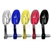 Aluminum CNC Oval Handlebar Rearview Mirror Honda CBR1000RR Kawasaki Z650 Z600 Motorcycle Touring Blue